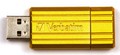 Флеш Диск Verbatim 16Gb PinStripe PINSTRIPE USB2.0 желтый