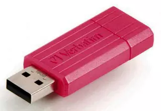 Флеш Диск Verbatim 16Gb PinStripe PINSTRIPE USB2.0 розовый
