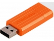 Флеш Диск Verbatim 16Gb PinStripe PINSTRIPE USB2.0 оранжевый