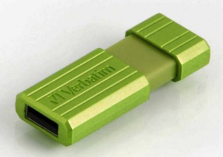 Флеш Диск Verbatim 16Gb PinStripe PINSTRIPE USB2.0 зеленый USB2.0