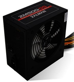 Блок питания 500 Вт ATX ZALMAN  (ZM-500GS) APFC ATX 2.3, 1X120mm FAN + 4x HDD + 4x SATA, + 2x PCIE 6pin , black (RTL)