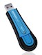 Флеш Диск USB 3.0 16Gb A-Data S107 AS107-16G-RBL голубой
