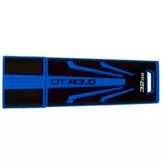 Флеш Диск Kingston 32Gb синий/черный DTR30/32GB