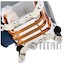 Вентилятор Titan TTC-NK35TZ/RPW(KU) Soc-1155/AM3+/FM1/FM2 4pin 10-27dB AlCu 140W 540g клипсы Z-AXIS