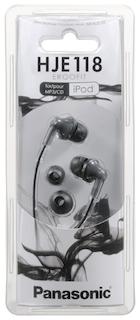 Наушники Panasonic RP-HJE118GUK черный 1.1м