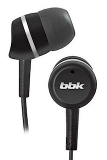 Наушники BBK EP-1220S черный 1.2м