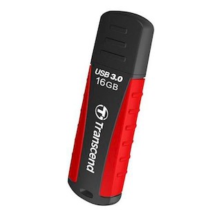 Флеш Диск Transcend 16Gb Jetflash 810 TS16GJF810 USB3.0 черный/красный