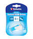 Флеш Диск Verbatim 8Gb Store n Go Swivel 49812 USB2.0 голубой