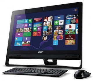 Моноблок Acer Aspire Z3-605t 23" FHD Touch i3 3227U/4Gb/1Tb 7.2k/IntHDG/DVDRW/MCR/W8SL64/WiFi/BT