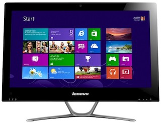 Моноблок Lenovo C540 23" AG Touch i3 3240/4Gb/500Gb/DVDRW/Win8/WiFi/white 1920*1080/Web/клавиатура/мышь