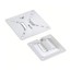Кронштейн для ТВ Hama H-84450 XS (до 26"/66 см) VESA 100*100 до 50 кг 5зв fix (неподвижный) белый