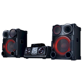 Микросистема DVD LG CM9730 черный 2xUSB Аудио вход(3.5mm) микр.вход (6.3мм) LED