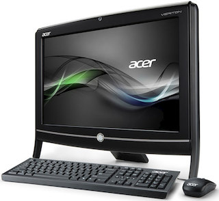 Моноблок Acer Veriton Z2650G 20.1" HD+ i3 3220/4Gb/1Tb/IntHDG/DVDRW/DOS/WiFi/BT/клавиатура/мышь