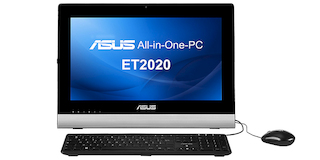 Моноблок Asus ET2020IUKI-B007M 20" HD+ P G2030T/2Gb/500Gb/DVDRW/MCR/No OS/WiFi/250cd/1000:1 1600*900/Web/клавиатура/мышь