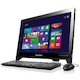 Моноблок Lenovo C255 18.5" HD E1-2500/4Gb/500Gb/HD8240/DVDRW/W8SL64/WiFi/black 1366*768/Web/клавиатура/мышь /черный