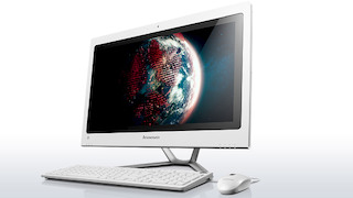 Моноблок Lenovo C440 21.5" AG P G2030/4Gb/1Tb/GF705M 2Gb/DVDRW/Win8/WiFi/white 1920*1080/Web/клавиатура/мышь /белый