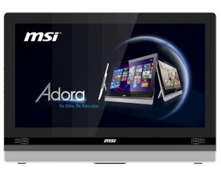 Моноблок MSI Adora24 0M-025RU 23.6" FHD Touch i3 3120M (2.4)/8Gb/1Tb/IntHDG/DVDRW/Win8/WiFi/BT/TV/RC/BLACK/SILVER/250CD/1000:1/WEB/клавиатура/мышь