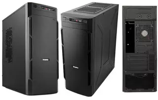 Корпус Zalman ZM-T1 Plus черный w/o PSU mATX 1*90mm fan USB2.0 USB3.0 audio bott PSU