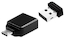 Флеш Диск Verbatim 16Gb STORE N GO Nano OTG 49821 USB2.0 черный with Micro USB Adapter