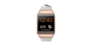 Браслет Samsung Galaxy Gear SM-V7000 золотой в виде наручных часов (SM-V7000WDASER)