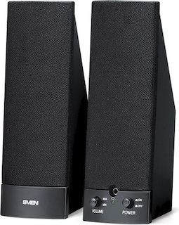 Акустическая система Sven 310 (2.0) черный 2W