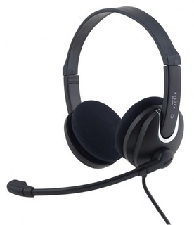 Наушники с микрофоном Oklick HS-102V Регулятор громкости