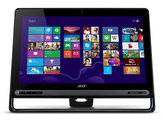 Моноблок Acer Aspire Z3-605 23" FHD Touch i5 3337UB/6Gb/1Tb/HD8670 1Gb/DVDRW/MCR/W8SL64/GETH/WiFi/BT 1920*1080/Web/клавиатура/мышь