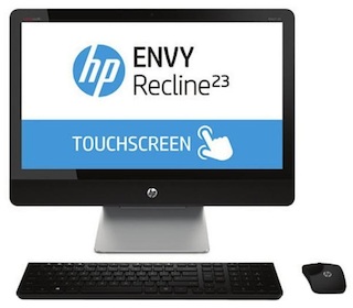 Моноблок HP Envy Recline 23-k020er 23" FHD Touch i7 4770T/8Gb/1Tb/GT730A/DVDRW/W8EM64/250cd/1000:1/Web/клавиатура/мышь /IPS/Metal Stand