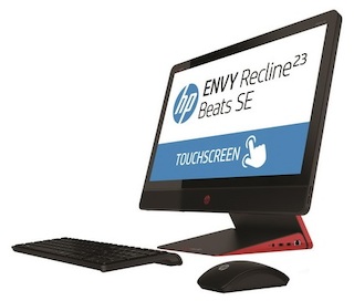 Моноблок HP Envy Recline Beats SE 23-m100er 23" FHD i3 4130T/8Gb/1Tb/SSD 8Gb/G730A 1Gb/DVDRW/W8EM64/250cd/1000:1/Web/клав/мышь /4Speakers/USB3/Red
