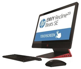 Моноблок HP Envy Recline Beats SE 23-m102er 23" FHD i5 4570T/8Gb/1Tb/SSD 8Gb/G730A 1Gb/DVDRW/W8EM64/250cd/1000:1/Web/клав/мышь /4Speakers/USB3/Red