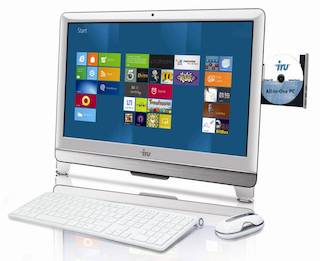 Моноблок IRU 307 21.5" HD i5 3330S/4Gb/1Tb/DVDRW/MCR/W8.1SL64/WiFi/white/Web/клавиатура/мышь /HDMI/4xUSB3.0/2xUSB2.0