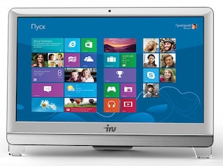 Моноблок IRU 310 21.5" HD P G2020/4Gb/500Gb/IntHDG/DVDRW/MCR/AV/W8SL64/WiFi/white/Web/клавиатура/мыш