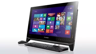 Моноблок Lenovo B550 23" HD i5 4440/6Gb/1Tb/SSD 8Gb/HD8570 2Gb/DVDRW/W8SL64/WiFi/BT/black 1920*1080/Web/бесп клавиатура/бесп мышь /черный