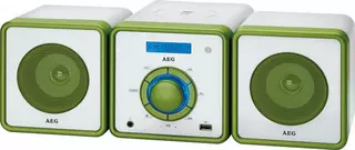 Микросистема Hi-Fi AEG MC 4455 белый/зеленый