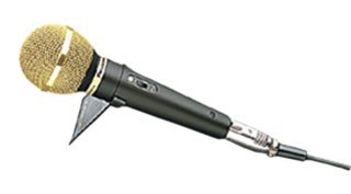 Микрофон Panasonic RP-VK45E9-K экран шума медный кабель 4м O4мм стойка позолоченный адаптер