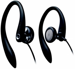 Наушники Philips SHS3200 клипсы контурное крепление неодим хромированный штекер