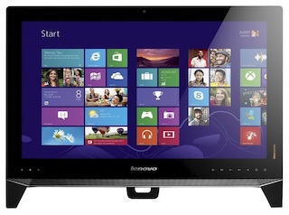 Моноблок Lenovo B550 23" FHD i7 4770/8Gb/2Tb/SSD 8Gb/HD8570 2Gb/DVDRW/W8.1 64/WiFi/BT/black 1920*1080/Web/бесп клавиатура/бесп мышь /черный