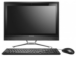 Моноблок Lenovo C360 19.5" HD+ i3 4130T/4Gb/1Tb/GF800M 2Gb/DVDRW/W8.1 64/WiFi/black 1600*900/Web/клавиатура /черный