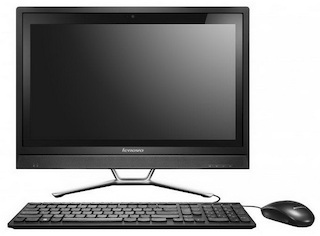 Моноблок Lenovo C360 19.5" HD+ P G3220T/4Gb/500Gb/DVDRW/DOS/WiFi/black 1600*900/Web/клавиатура /черный