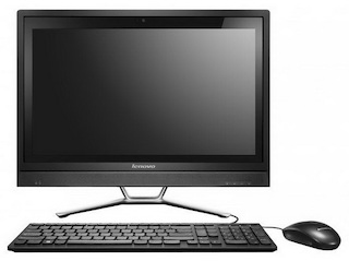 Моноблок Lenovo C460 21.5" FHD P G3220T/4Gb/1Tb/GF800M 2Gb/DVDRW/W8.1SL64/WiFi/black/Web/клавиатура /черный