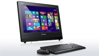Моноблок Lenovo ThinkCentre Edge 73z 20" HD i5 4440s/4Gb/500Gb/IntHDG/DVDRW/MCR/W8.1Pro64dng/WiFi/Web/клавиатура/мышь