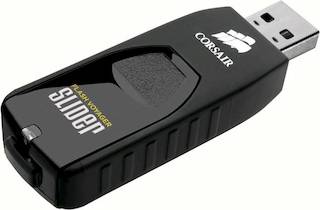 Флеш Диск Corsair 16Gb Voyager Slider CMFSL3B-16GB USB3.0 черный