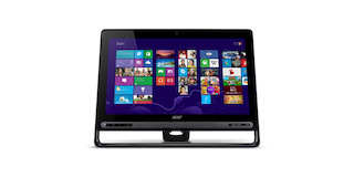 Моноблок Acer Aspire Z3-610 23"/FHD (1920x1080)/intel Pentium G3556U/6GB/1TB/DVD+/-RW/int intel HD/WiFi/BT/Win8.1 SL/клавиатура/мышь
