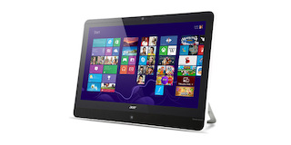 Моноблок Acer Aspire Z3-600 21,5"/FHD (1920x1080)/touch/intel Pentium J2850/4GB/500GB/int intel HD/WiFi/BT/Win8.1 SL/клавиатура/мышь