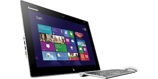 Моноблок Lenovo Flex20-54GS500W8UT 19,5"/HD+ (1600x900)/Core i5-4200U/4GB/500GB/8GB/int/Win8/Cam/беспроводная клавиатура/беспроводная мышь