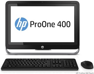 Моноблок HP ProOne 400 AIO 23" HD i7 4770T/8Gb/1Tb/DVDRW/W8.1Prodng/WiFi/BT/клавиатура/мышь
