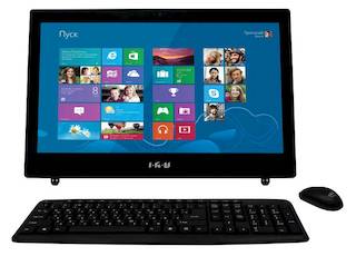Моноблок IRU L1801 18.5" HD Cel 1037U/4Gb/500Gb/IntHDG/DVDRW/MCR/DOS/WiFi/black/Web/клавиатура/мышь