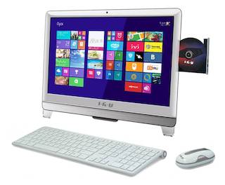 Моноблок IRU T2108 21.5" FHD Cel G1620/4Gb/500Gb/IntHDG/DVDRW/MCR/DOS/WiFi/white/Web/клавиатура/мышь