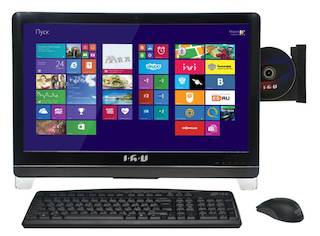 Моноблок IRU T2301 23.6" FHD i3 4130/4Gb/1Tb/GT740M 1Gb/DVDRW/MCR/DOS/WiFi/Web/клавиатура/мышь