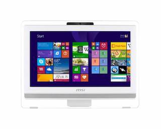 Моноблок MSI AE203G-014RU 19.5" HD Touch i3 4150/4Gb/500Gb/GT740M 2Gb/DVDRW/W8.1/WiFi/white/250cd/1000:1 1600*900/Web/клавиатура/мышь